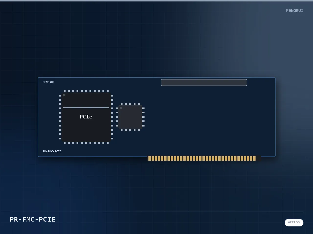 PCIe FMC Carrier Adapter Card